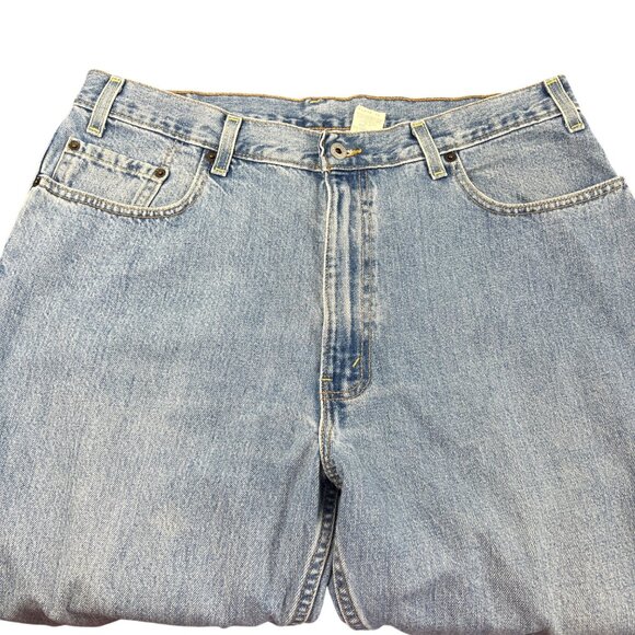 VTG 90’s Levis 559 Relaxed Fit Straight Leg Mens Jeans Size 38x34 Blue Denim - Picture 3 of 11